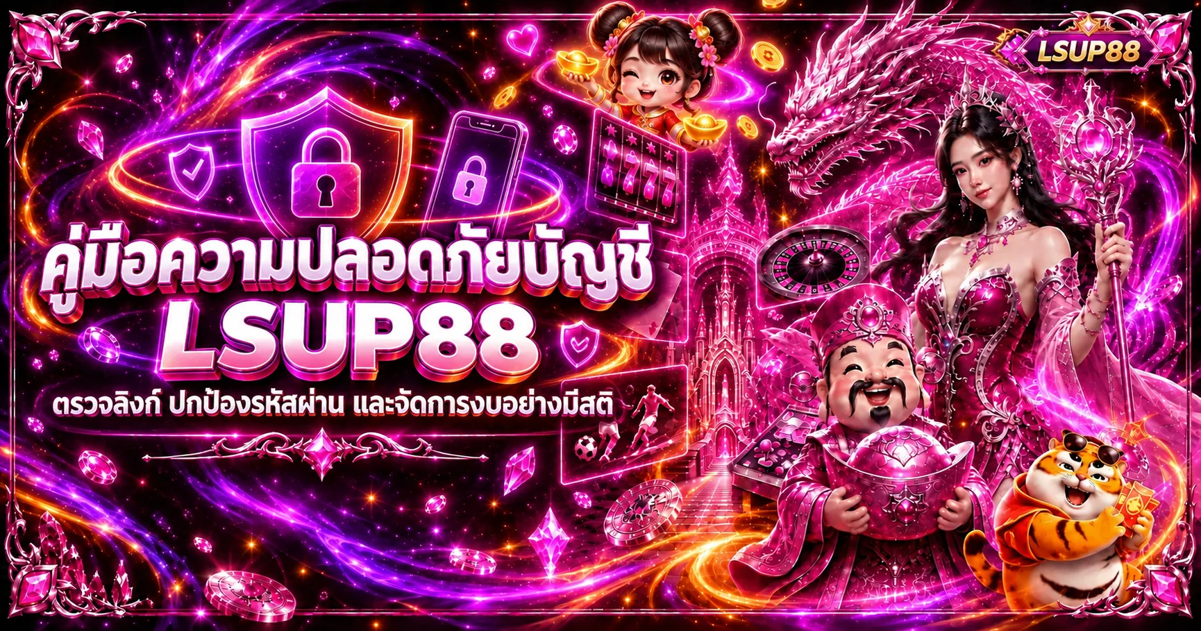 LSUP88 คู่มือความปลอดภัยบัญชีและการใช้งาน